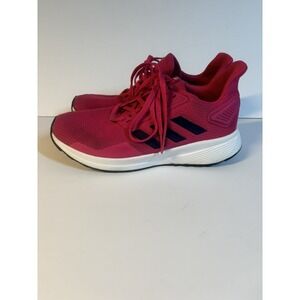 Adidas Sneakers Girl's Duramo 9 K Magenta/Navy‎ Running Shoes - Size 5 Hot Pink